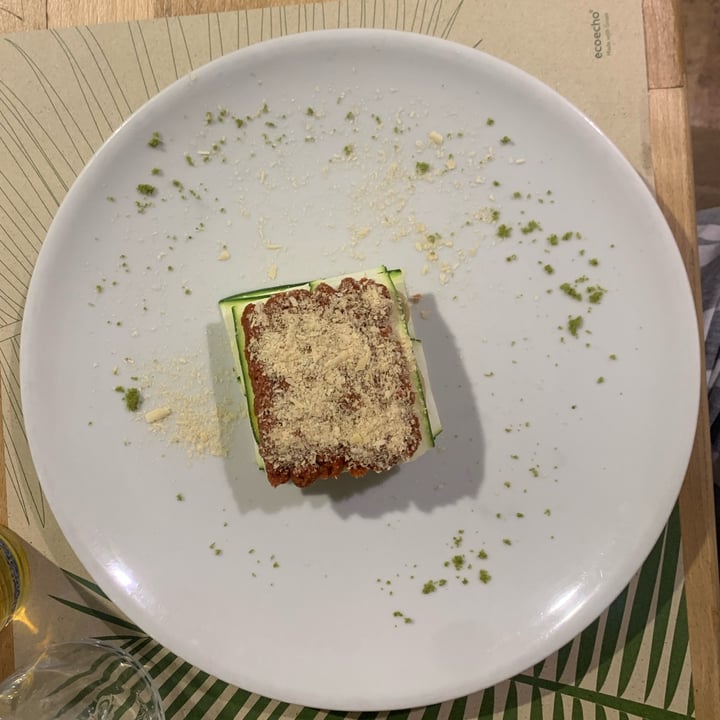 review photo of Vitto Pitagorico Lasagna Crudista shared by @monazenze on 11 Jul 2022 - review
