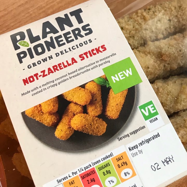 photo of Plant Pioneers Not-zarella sticks shared by @einsteinmcallister on  02 May 2021 - review
