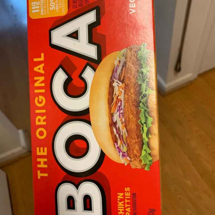photo of BOCA Original Vegan Veggie Burger shared by @shannonmarilyn on  02 Nov 2021 - review