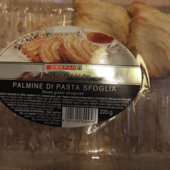 review photo of Despar premium Palmine di pasta sfoglia shared by @martyromy on 05 Apr 2022 - review