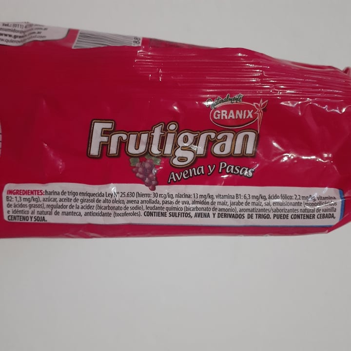 review photo of Granix Frutigran Galletas de Avena y Pasas shared by @morenagonzalez04 on 11 Feb 2021 - review