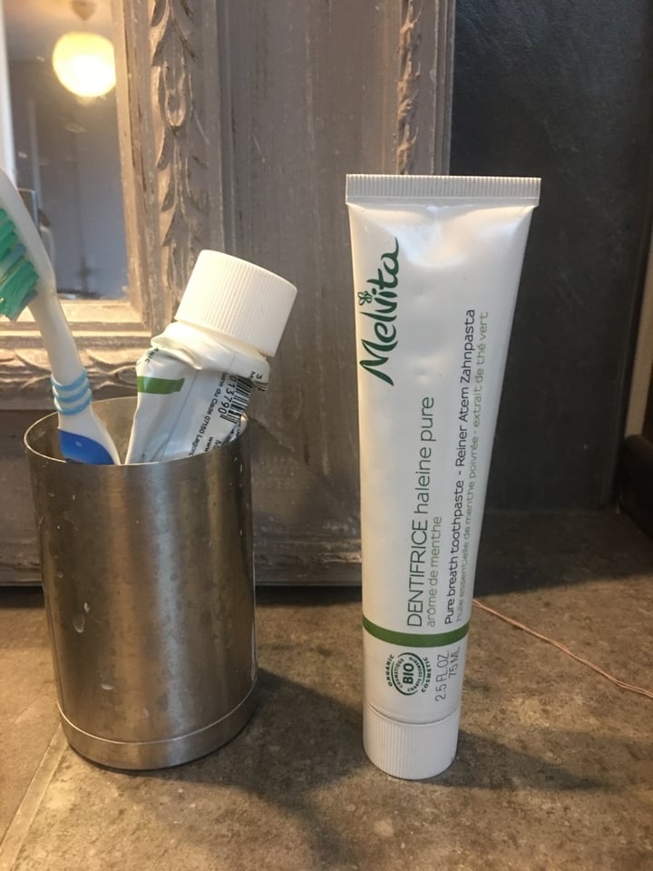 photo of Melvita Dentifrice Haleine Pure Arôme De Menthe shared by @bibounefamily on  11 Mar 2020 - review