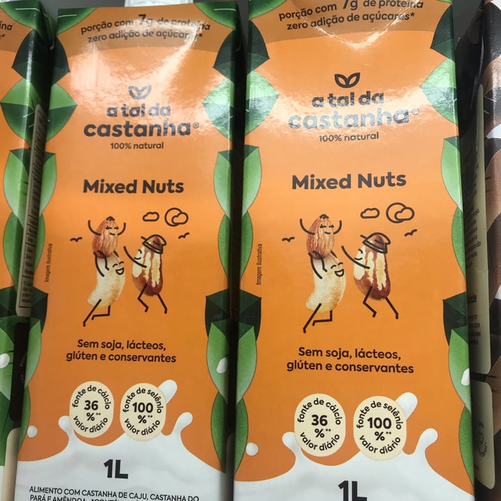 review photo of mixed nuts leite de Castanha shared by @alineandrade on 18 Sep 2022 - review