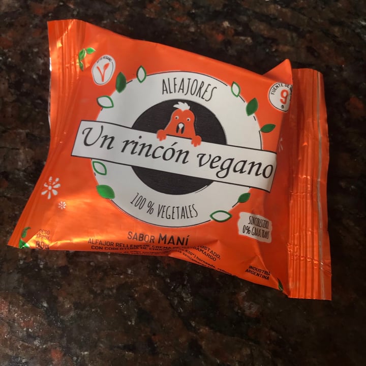 photo of Un Rincón Vegano Alfajor de Maní shared by @malenadecorte on  12 Oct 2020 - review