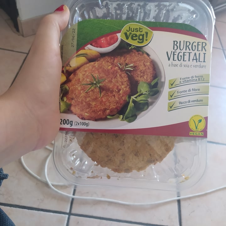 photo of Just Veg! (ALDI Italy) Burger Vegetali shared by @irenen on  22 Jun 2022 - review