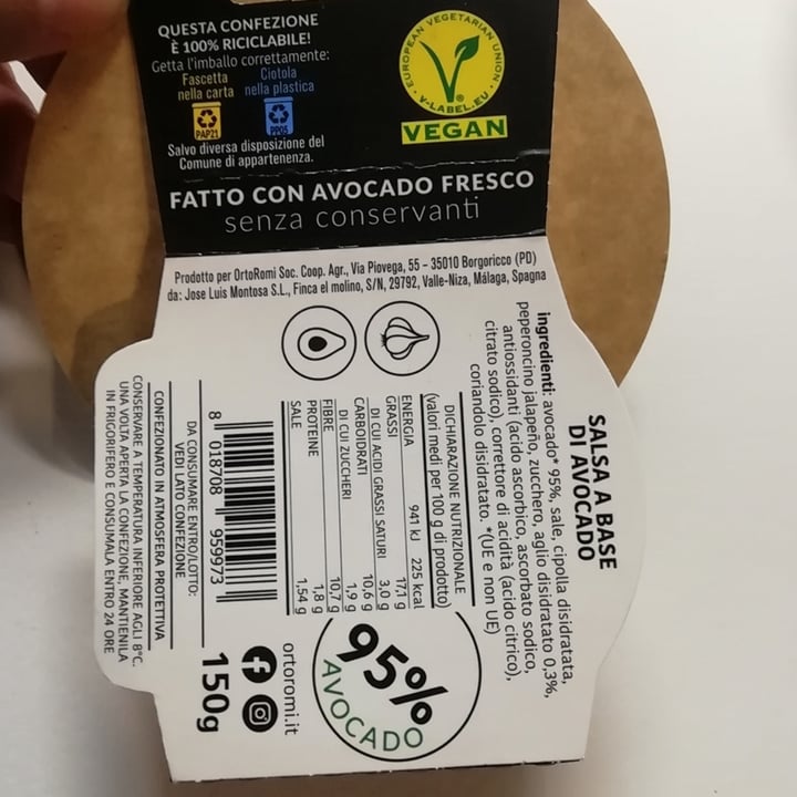 review photo of Ortoromi Guacamole Classico shared by @stregatta on 23 Sep 2022 - review