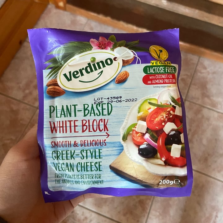 photo of Verdino Greek style vegan block shared by @manamaria on  09 Apr 2022 - review
