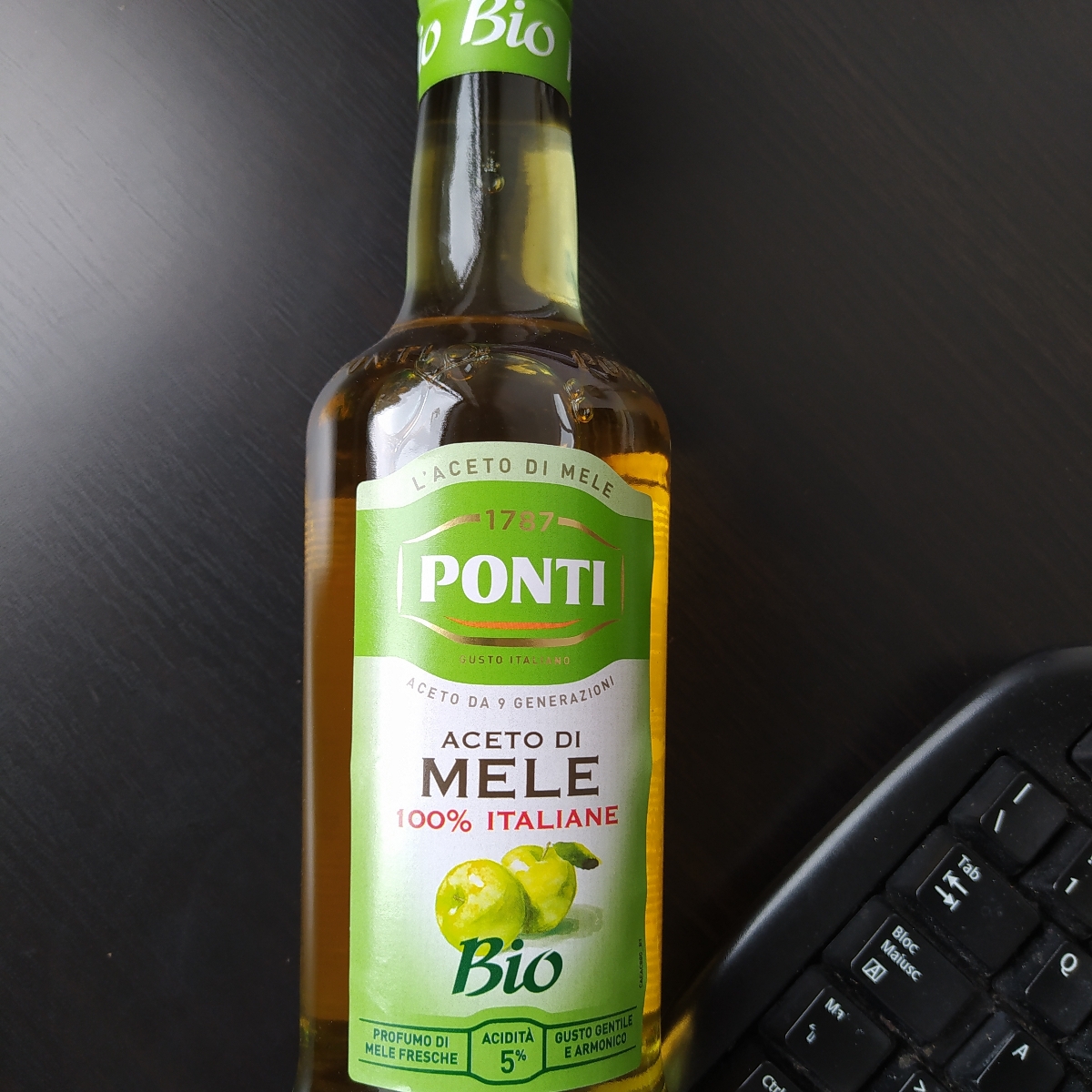 Ponti Di Mele Apfelweinessig – 500 Ml, Milder Italienischer Essig Für Salate & Soßen