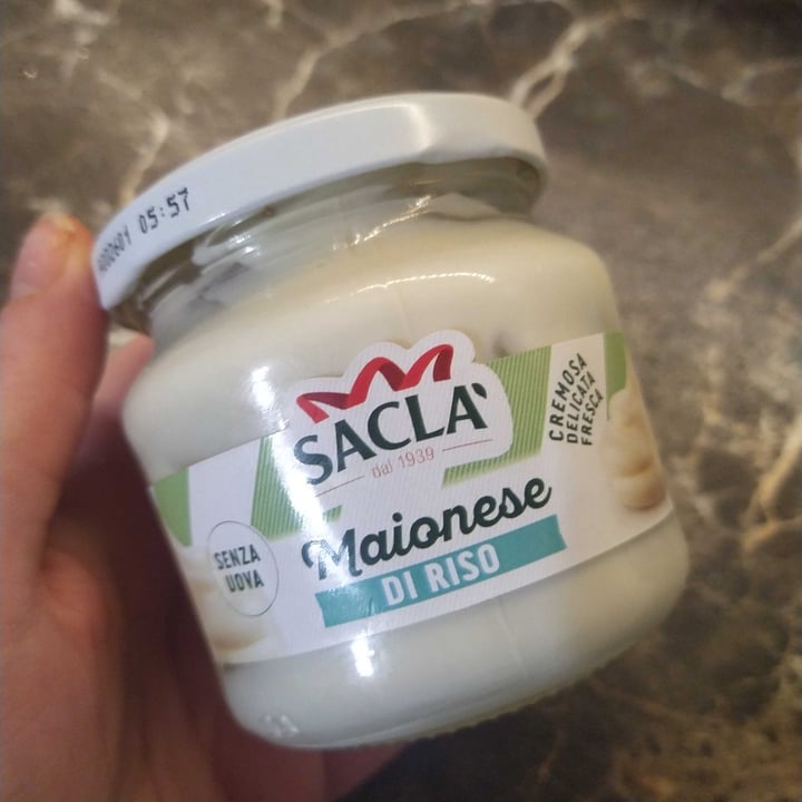 review photo of Sacla Maionese Di Riso shared by @giorgiadurso on 19 Jan 2022 - review