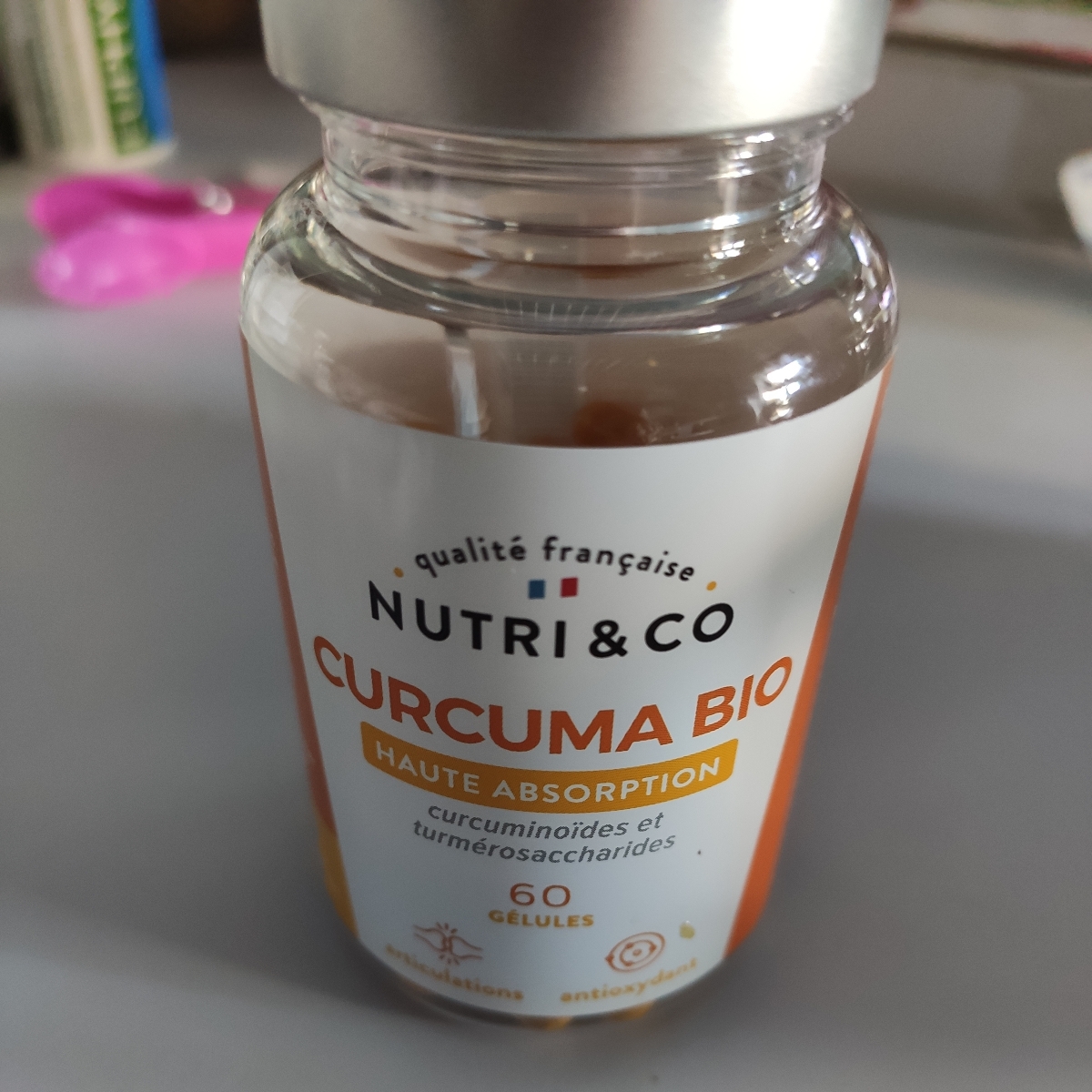 Curcuma Gingembre Bio Nutrimea - Antioxydant 60 Gélules - Complément Alimentaire Neuf