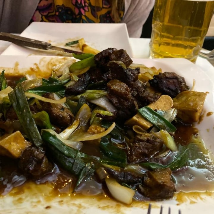 photo of Vegan Dealer seitan con tofu mongoliano shared by @vale2cq on  06 Dec 2020 - review