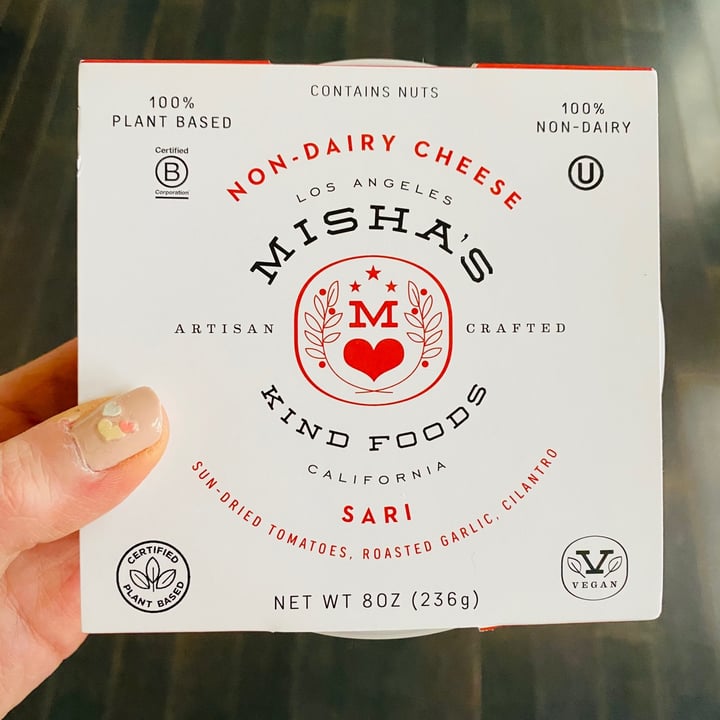 photo of Misha’s Kind Foods Non-dairy cheese Sari shared by @beckyyy on  25 Mar 2021 - review