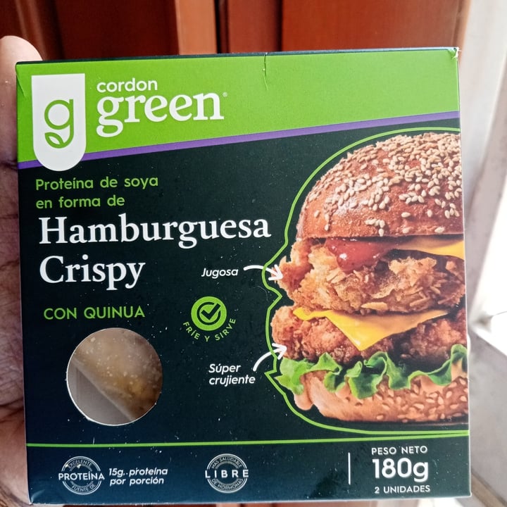 photo of Cordon Green Hamburguesa Crispy con Quinoa shared by @simplyhenna on  12 Sep 2021 - review