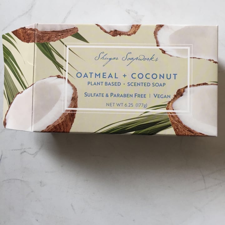 photo of Shugar Soapworks Oatmeal + Coconut Plant-Based Soap shared by @whiteleocat on  17 Feb 2021 - review