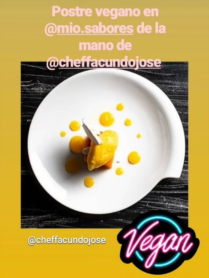 photo of Mio Diseño de Sabores Flan de Zapallo, Naranjas Y Azafran Y Merengue De Aquafaba shared by @solesha15 on  04 Dec 2019 - review