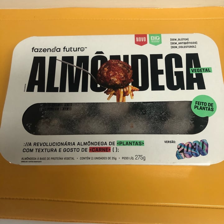 review photo of Fazenda Futuro - Future Farm Almôndega Vegetal shared by @mebergami on 14 May 2022 - review