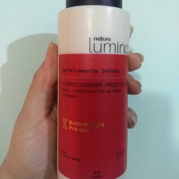 review photo of Natura Acondicionador lumina para cabello químicamente dañado shared by @gyssz on 15 Aug 2020 - review