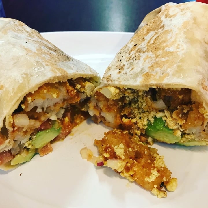 photo of The Happy Hooligans Breakfast burrito shared by @marymack on  12 Jan 2020 - review