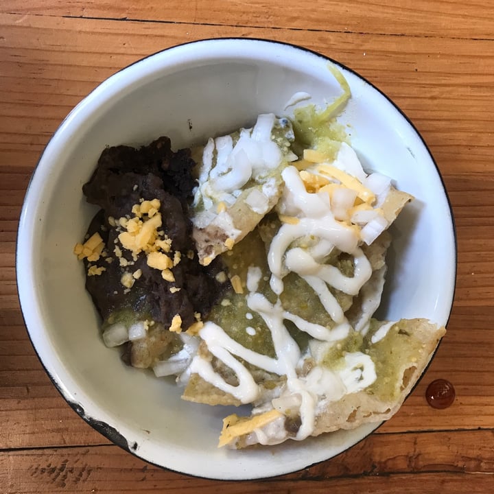 photo of ELK Vegan Bistro Chilaquiles shared by @corinalawrence on  24 Jul 2021 - review