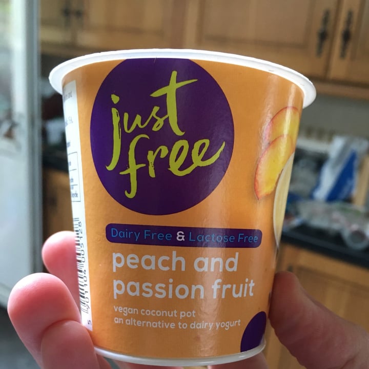 review photo of Just Free Peach and Passion Fruit Vegan Coconut Pot shared by @emmajwheeler on 10 Jun 2021 - review