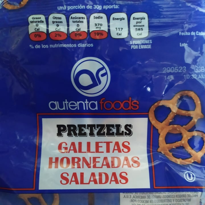 photo of Autentafoods Pretzels shared by @martinamilagros on  16 Nov 2022 - review