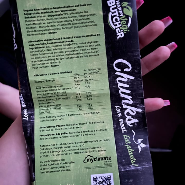 review photo of Happy Vegi Butcher Chunks shared by @cris1806 on 25 May 2022 - review