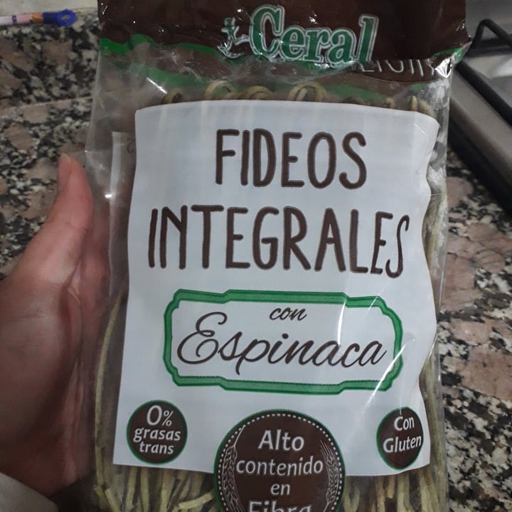 photo of Ceral Alimentos Diet Fideos Integrales Con Espinaca shared by @rochyalmendra on  16 Sep 2020 - review