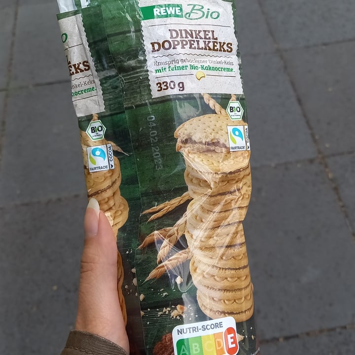 photo of Rewe Bio Dinkel Doppelkeks shared by @elisabbatini on  13 Aug 2022 - review