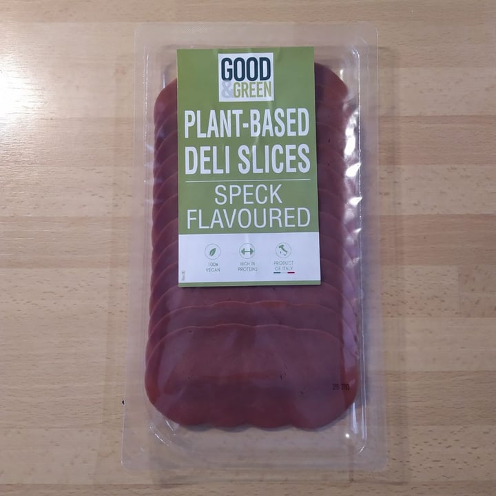 photo of Good & Green Plant Based Deli Slices Speck Flavoured shared by @santimayoral on  16 Apr 2020 - review