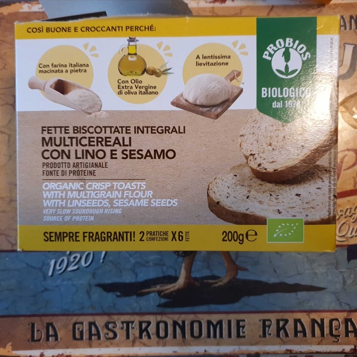 review photo of La Via Del Grano Fette biscottate con semi di lino shared by @pettirhoeu on 29 Apr 2021 - review