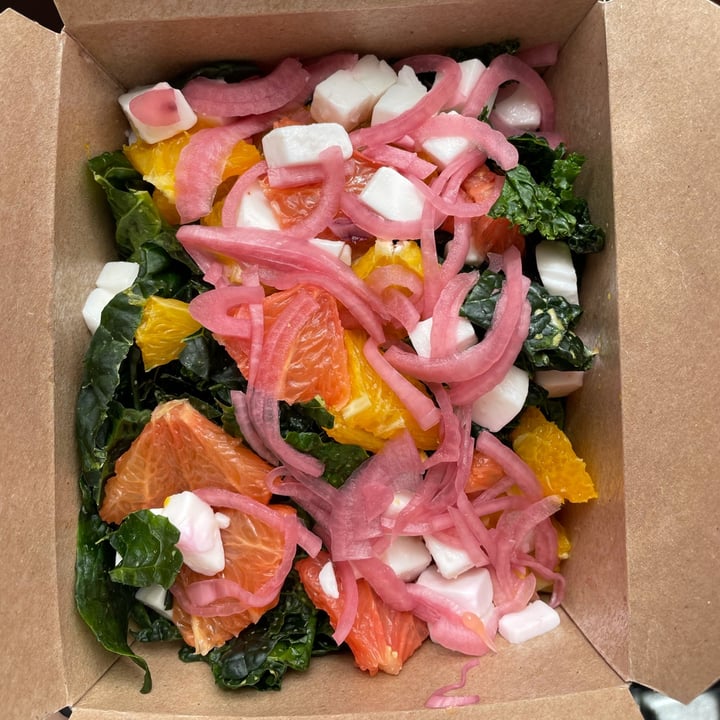 photo of Clementine Bakery citrus kale salad shared by @veganfoodcrazy on  21 May 2022 - review