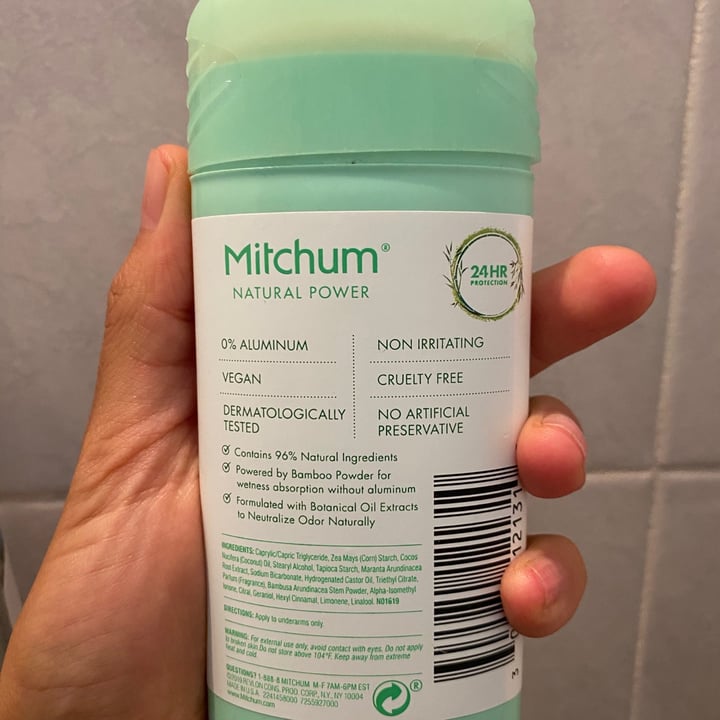 photo of Mitchum Bamboo Powder Deodorant shared by @yenitzia on  07 Jul 2021 - review