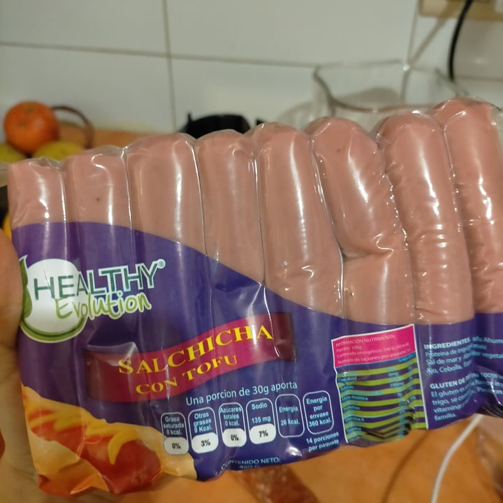 review photo of Healthy Evolution Salchicha de Tofu shared by @traecylopezg on 14 Jan 2021 - review