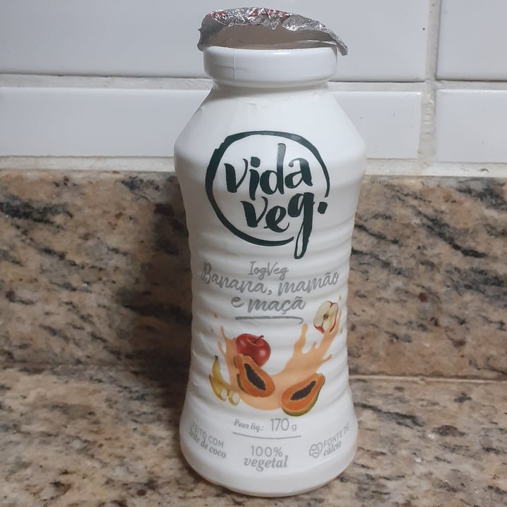 review photo of Vida Veg Iogurte banana, mamão e maçã shared by @paulopaes on 24 Jul 2021 - review