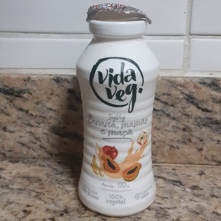 photo of Vida Veg Iogurte banana, mamão e maçã shared by @paulopaes on  24 Jul 2021 - review