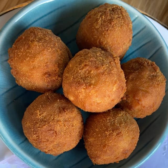 Photo of the dish “Green pea and mint arancini”