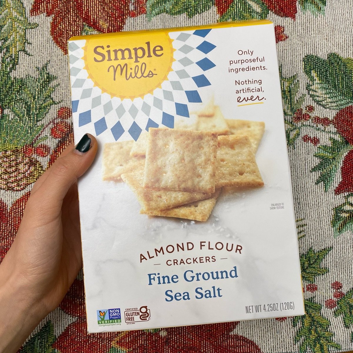 Fine Ground Sea Salt Almond Flour Crackers from Simple Mills - Vegan ...