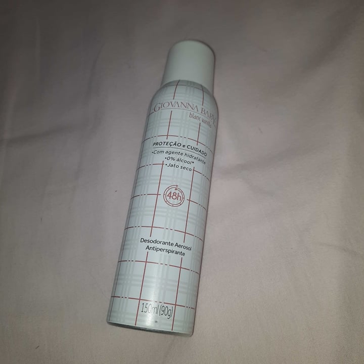 review photo of Giovanna baby Desodorante Blanc Vanilla shared by @paod3alho on 29 Jan 2022 - review