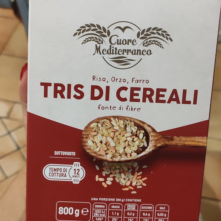 photo of Cuore Mediterráneo Tris di cereali Riso Orzo Farro shared by @shanti89 on  29 May 2022 - review