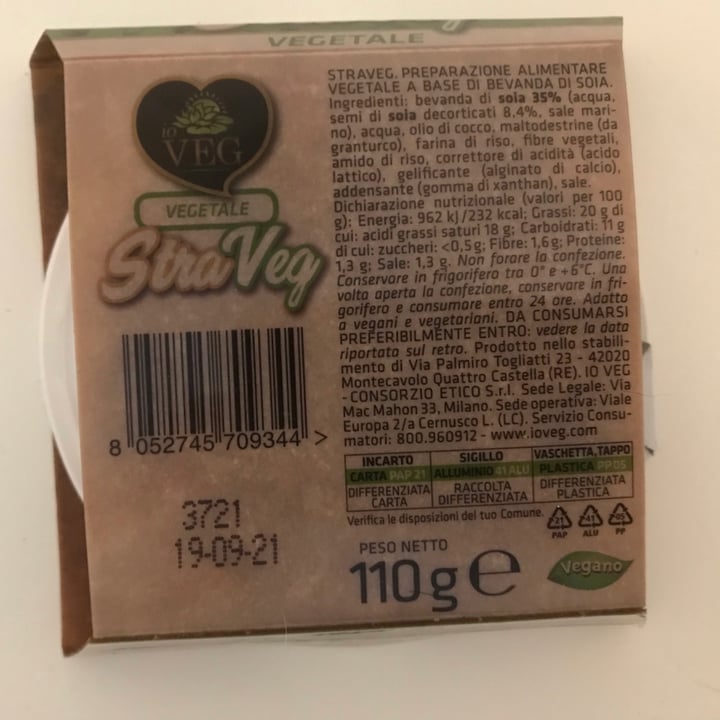 photo of ioVEG StraVeg shared by @alessiasibi97 on  16 Aug 2021 - review