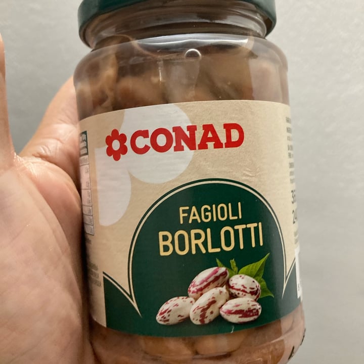 photo of Conad fagioli borlotti in vasetto shared by @daxvegan on  30 Apr 2022 - review