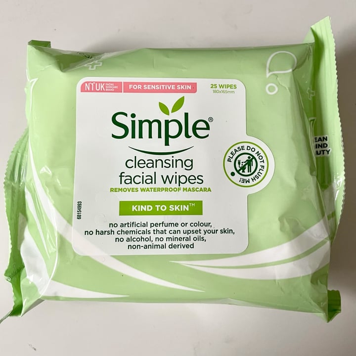photo of Simple Cleansing Wipes shared by @appleappleamanda on  24 Sep 2021 - review