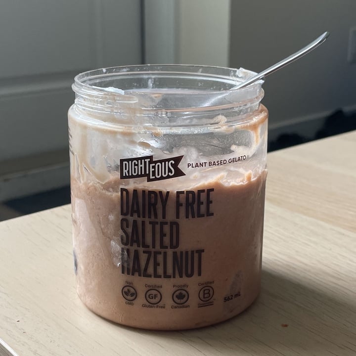 photo of Righteous Dairy Free Salted Hazelnut shared by @oatboy22 on  01 May 2022 - review
