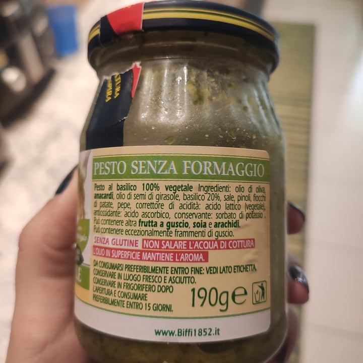 photo of Biffi Che Sugo! Pesto 100% Vegetale Senza Formaggio Jar shared by @federica1713 on  24 Jun 2022 - review