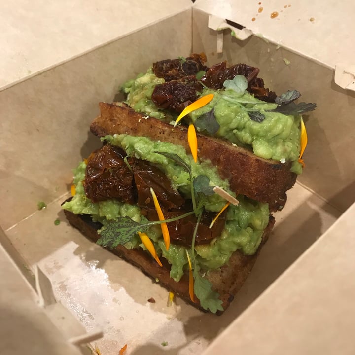 photo of Let it V - Vegan Sushi Focaccia avo-toast shared by @trinu on  25 May 2021 - review