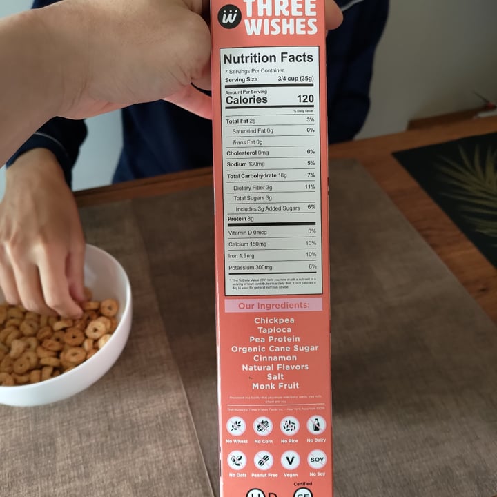 photo of Three Wishes Cinnamon cereal shared by @stevenneoh on  05 Jan 2022 - review