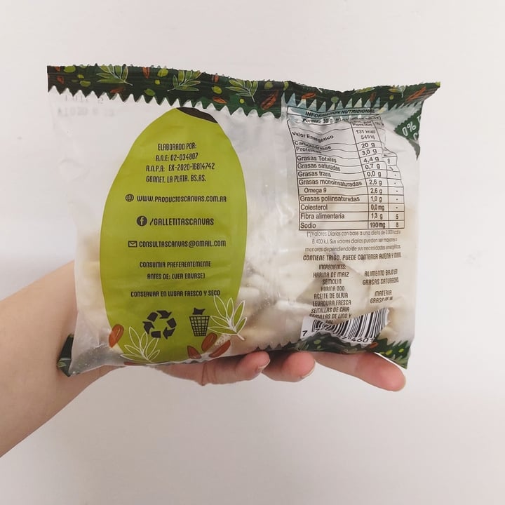 review photo of Canvas Crackers De Oliva Chía Y Lino shared by @poni on 24 Apr 2022 - review