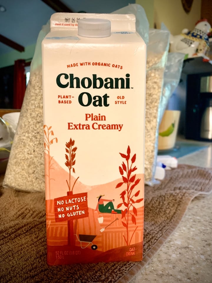 photo of Chobani Oat Milk - Plain Extra Creamy shared by @heathereve on  23 Apr 2020 - review
