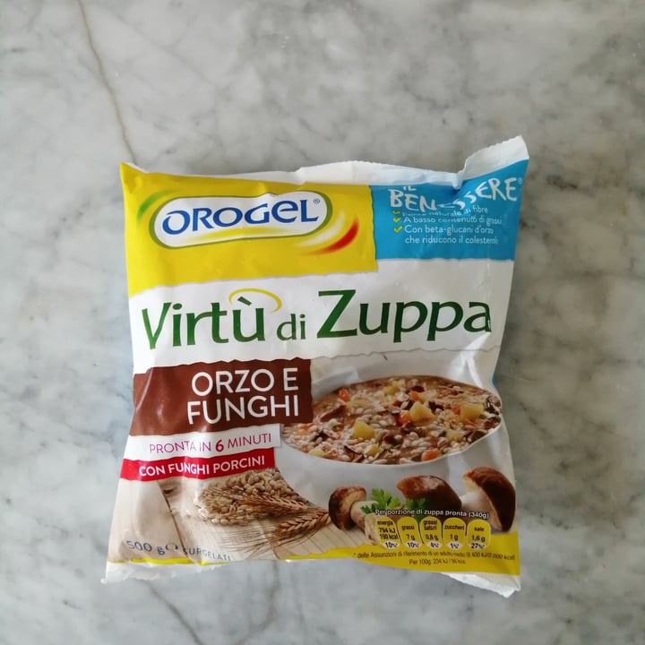 photo of Orogel Virtù di Zuppa - Orzo e Funghi shared by @anthe on  19 Dec 2020 - review