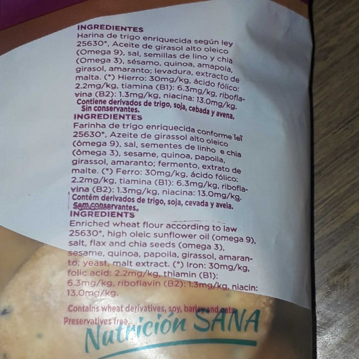 review photo of NS Galletas Galletas Marineras Mix de Semillas shared by @lopezagustinax on 15 Apr 2022 - review